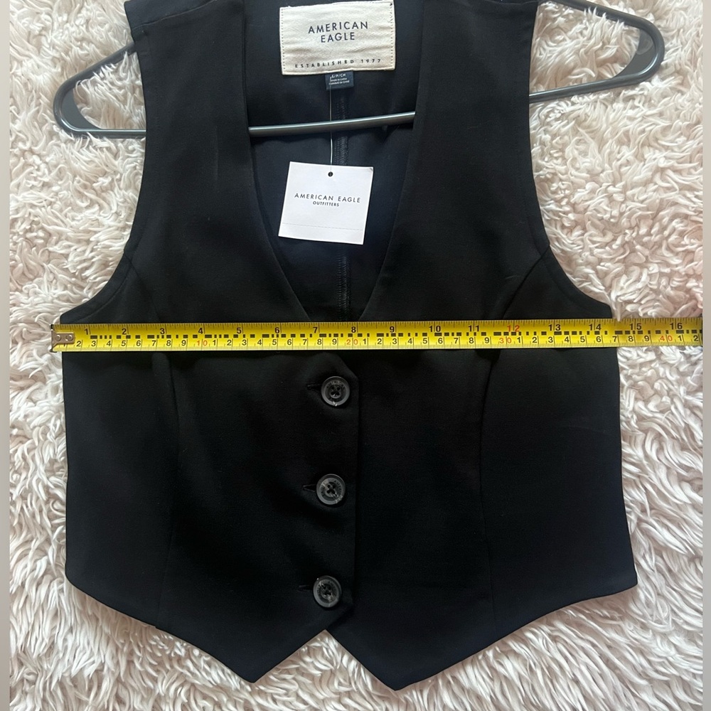 NWT Black American Eagle Vest - Picture 4 of 6